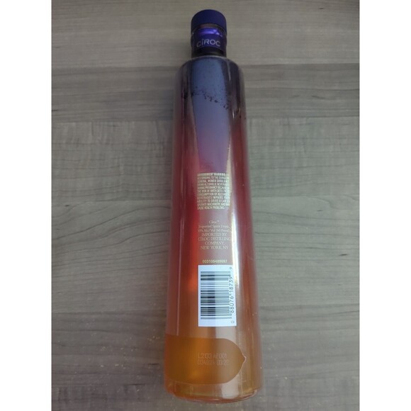 CIROC Passion Vodka RARE Frosted Glass Empty Bottle w/Cap 750ml Limited Edition - Picture 3 of 8